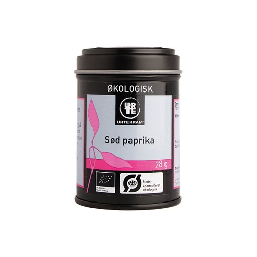 Paprika sød Økologisk - 28 gr - Urtekram