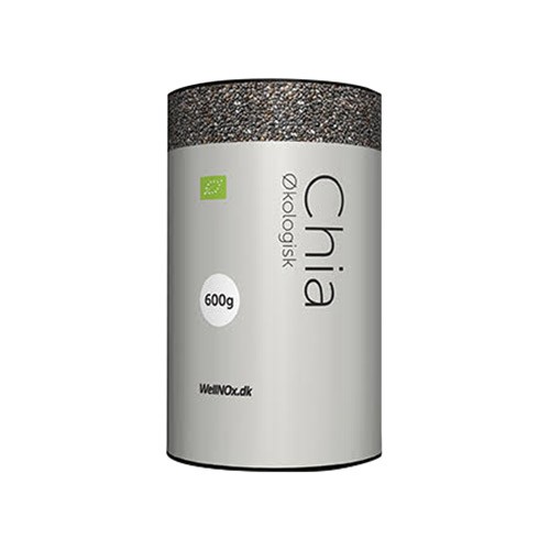 Chia frø Økologisk  - 600 gram -  WellNOx