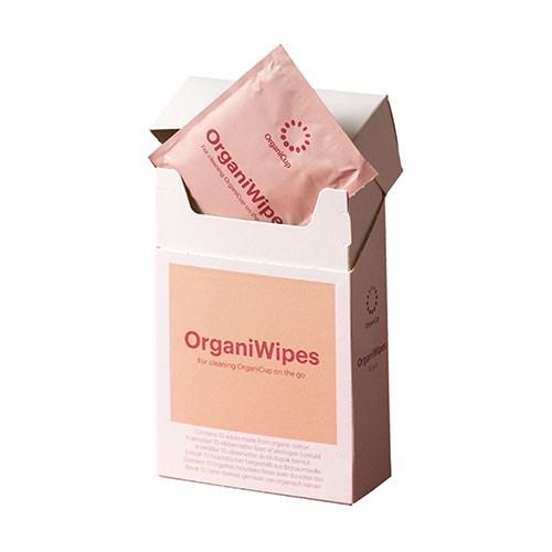 Billede af OrganiWipes - 10 stk - OrganiCup