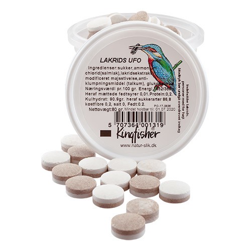Lakrids UFO - 80 gram - Kingfisher