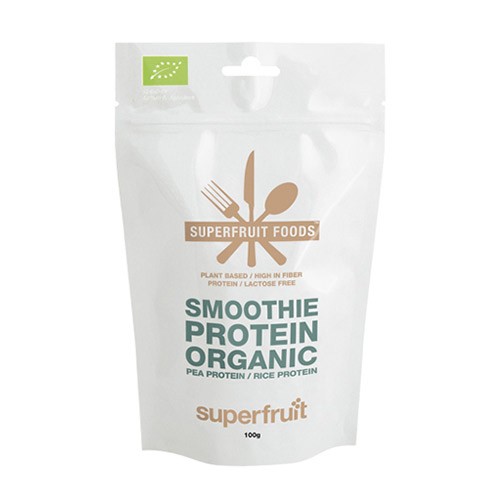 Smoothie protein naturel Økologisk - 100 gram - SuperFruit