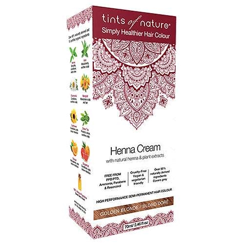 Hårfarve Henna Creme Golden - 70 ml - Tints of nature