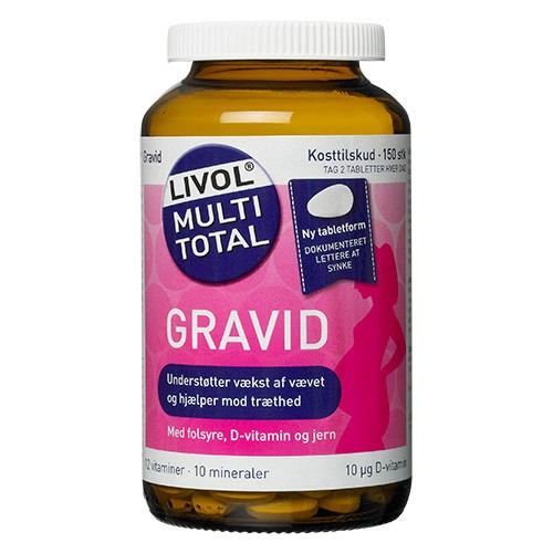 Multi total gravid - 150 tabletter - Livol