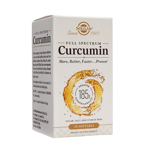 Billede af Full Spectrum Curcumin - 30 kapsler - Solgar