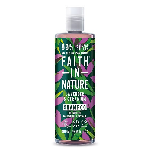 Shampoo Lavendel & Geranium - 400 ml - Faith in Nature