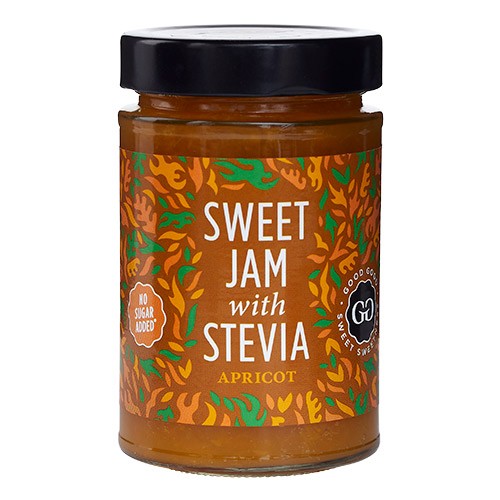 Abrikosmarmelade med stevia Sweet Jam with Stevia - 330 gram