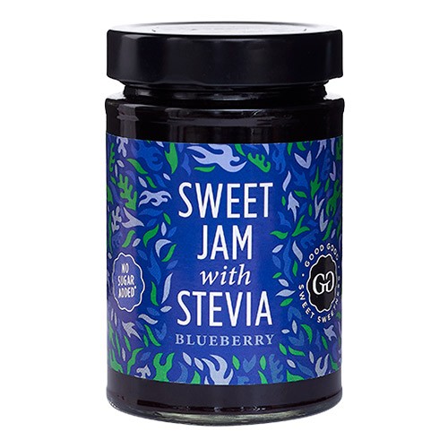 Blåbærmarmelade med stevia Sweet Jam with Stevia - 330 gram