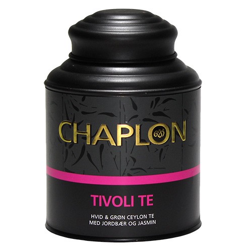 Tivoli grøn/hvid te dåse Økologisk - 160 gram - Chaplon