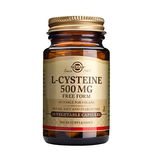L-Cystein 500 mg aminosyre - 30 kapsler