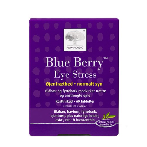 Blue Berry Eye Stress - 60 tabletter - New Nordic