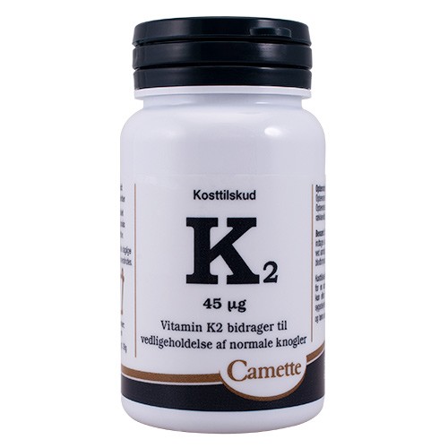 K2 Vitamin 45 mcg. - 180 tabletter - Camette