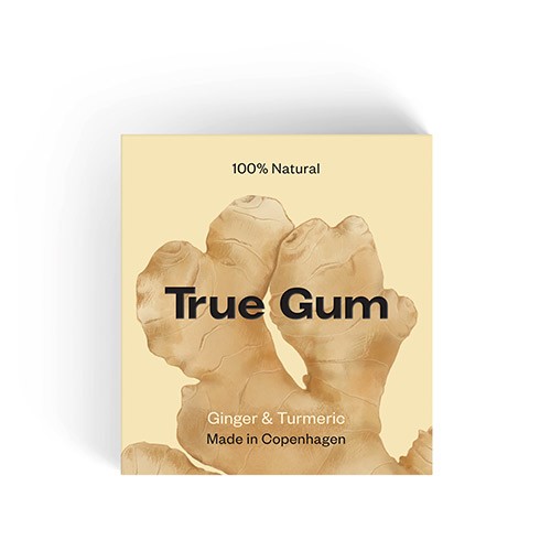 Ginger & Turmeric 20 Gram Fra True Gum