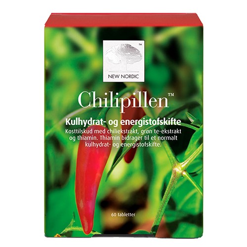 Chilipillen - 60 tabletter - New Nordic