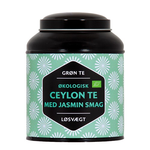 Grøn Ceylon Te m. Jasminsmag Økologisk - 100 gram - Chaplon