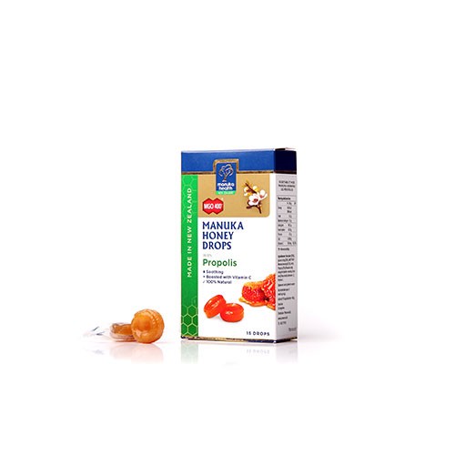 Manuka Honning Drops Propolis 65 Gram Fra Manuka Health