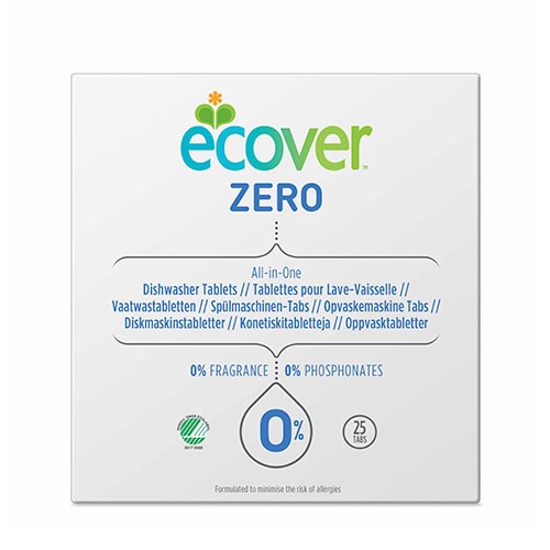 Køb Opvasketabs All-in-One Zero 500 gram - Ecover - Økologisk