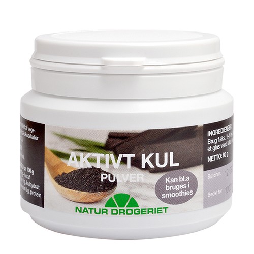 Billede af Aktivt kul pulver - 80 gram - Natur-Drogeriet