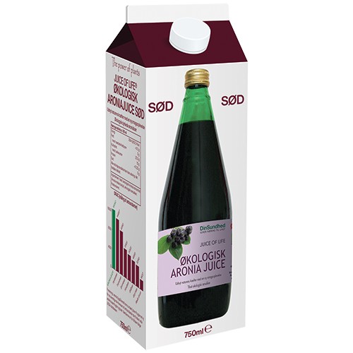 Billede af Aronia saft Ø, sød saft - 750 ml - Livets frugt saft