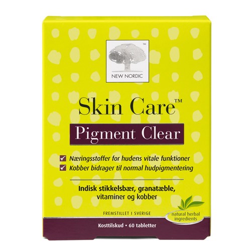 Skin Care Pigment Clear - 60 tab - New Nordic