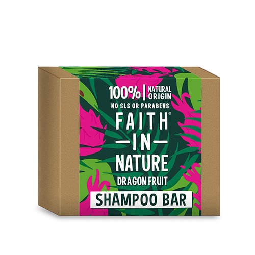 Køb Shampoo bar Dragefrugt - 85 gram - Faith in Nature Økologisk Supermarked