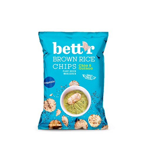 Billede af Ris Chips med chia og quinoa Økologisk - 60 gram - bettr