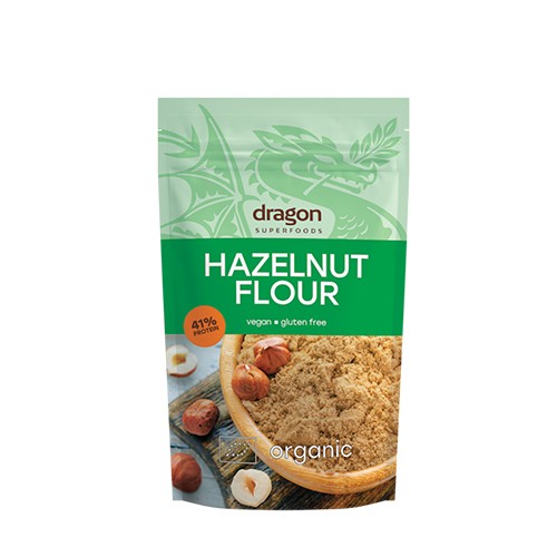 Hasselnøddemel Økologisk - 200 gram - Dragon Superfoods