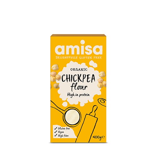 Billede af Kikærtemel fint glutenfri Økologisk - 400 gram - Amisa