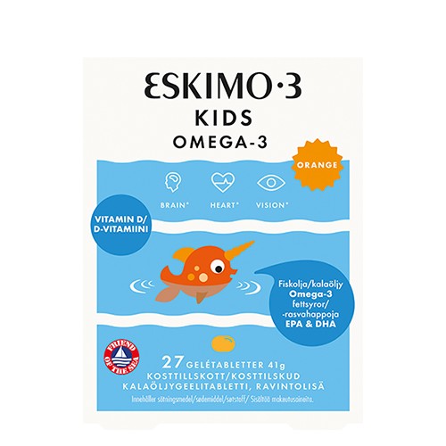  Kids Omega-3 orange - 27 tabletter - Eskimo-3