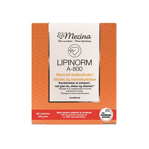 Lipinorm A-800 - 180 tabletter - Mezina - DISCOUNT PRIS