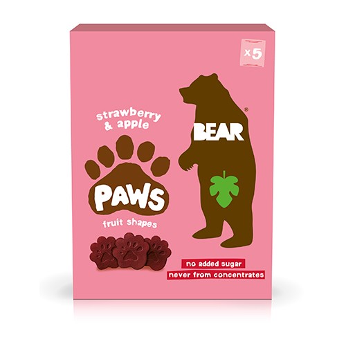 Billede af BEAR Paws Multipack Strawberry & Apple - 100 gram - Bear