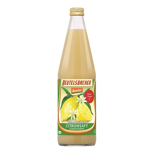 Billede af Citronsaft Økologisk - 750 ml - Beutelsbacher