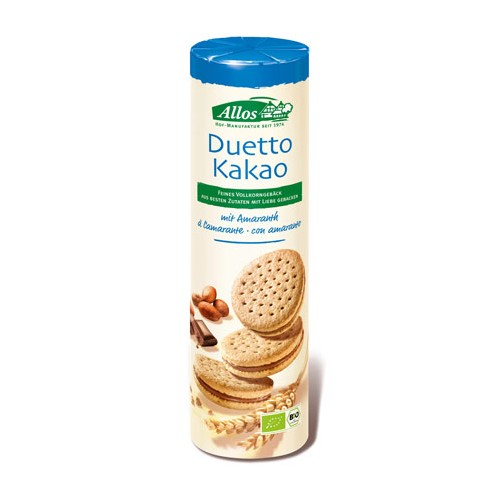 Dobbelkiks med kakaocreme Økologisk - 330 gram - Allos 