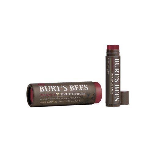 Lip balm farvet red dahlia - 4,25 gr - Burt´s Bees