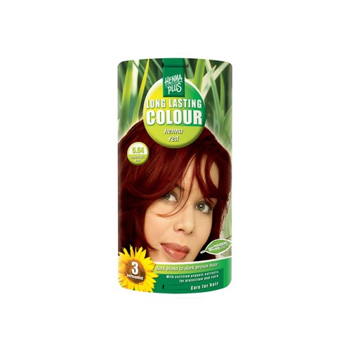 Hennaplus 5.64 hårfarve henna red - 80 ml -  Henna Plus
