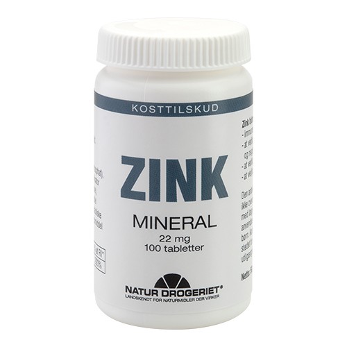 Zink - 100 tabletter - Natur-Drogeriet