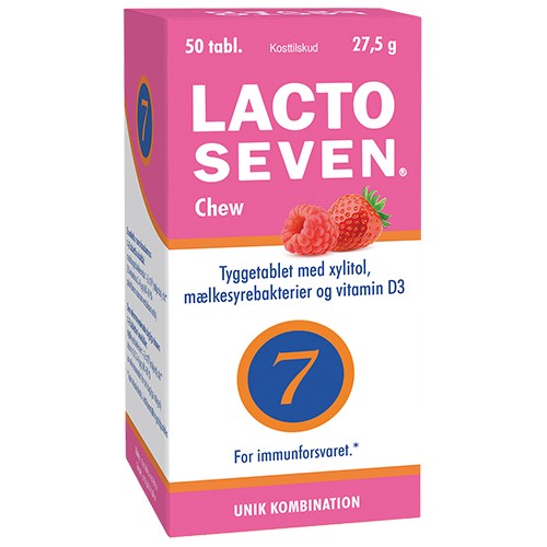 Lacto Seven Chew - 50 tabletter - Lacto/Vitabalans