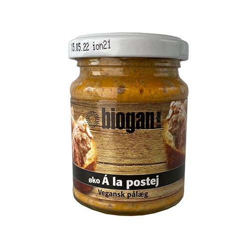 A la postej smørepålæg kologisk - 110 gram - Biogan