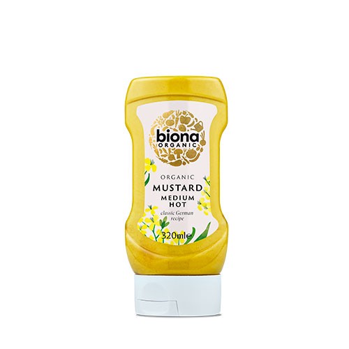 Billede af Sennep medium hot (squeezy) Økologisk - 300 ml - Biona Organic