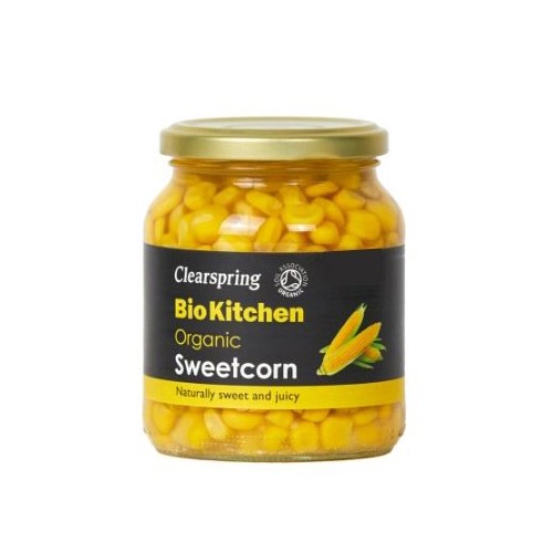 Søde majs Økologisk - 350 gram - Clearspring