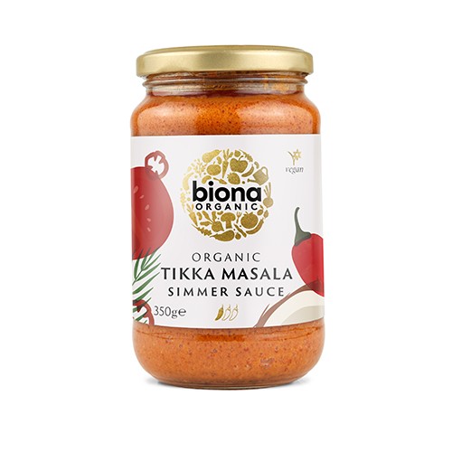 Køb Tikki Masala simre sovs Økologisk - 350 gram - Biona Organic Økologisk Supermarked