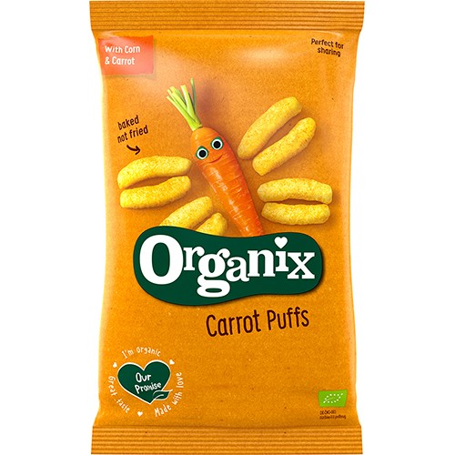 Organix gulerodsticks Økologisk - 30 gram - Organix