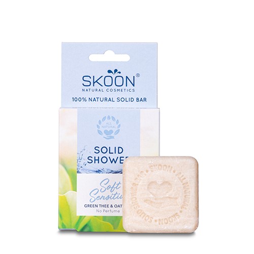 Solid Shower Bar Soft Sensitive - 90 gram - Skoon