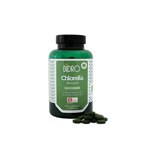 Billede af Bidro Chlorella økologisk - 320 tabletter - Bidro