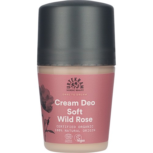 Creme deo roll on Soft Wild Rose - 50 ml - Urtekram