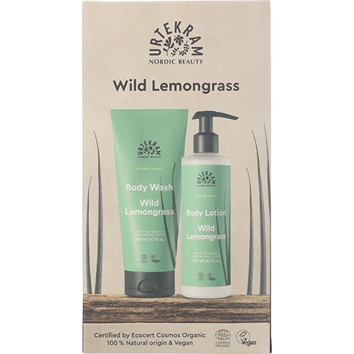 Billede af Gaveæske Wild Lemongrass Body Lotion & Body Wash - 1 pakke - Urtekram