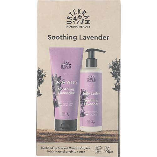 Gaveæske Soothing Lavender Body Lotion & Body Wash - 1 pakke - Urtekram