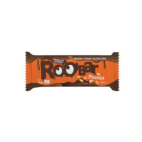 Bar Choko Peanut Økologisk Roobar - 30 gram - ROO\'bar