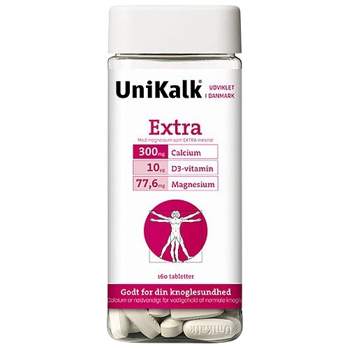UniKalk Extra - 160 Tabletter