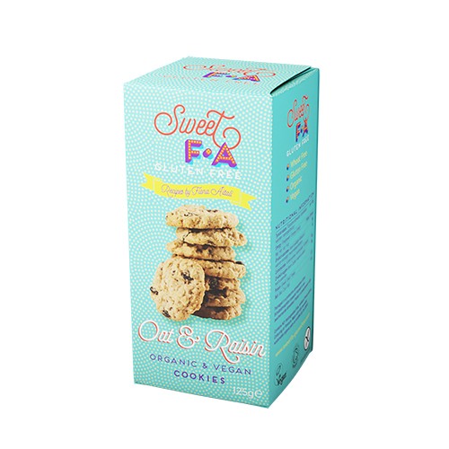 Havre & Rosin Cookies Økologisk Sweet FA - 125 gram - Island Bakery - Mindst holdbar til : 02-09-2022
