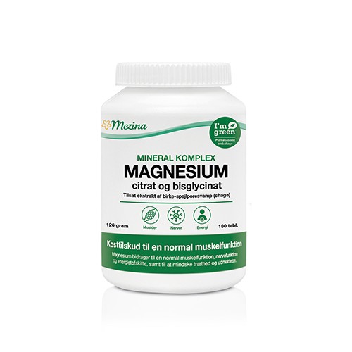 Billede af Mineral Komplex - Magnesium - 180 tabletter - Mezina